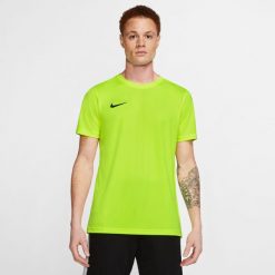 Koszulka z krótkim rękawem Męska Nike FIT PARK VII JBY BV6708 702 Kolor Zielony. Zielone koszulki sportowe męskie Nike, m, bez wzorów, bez kołnierzyka, bez ramiączek, do biegania. Za 149.00 zł.