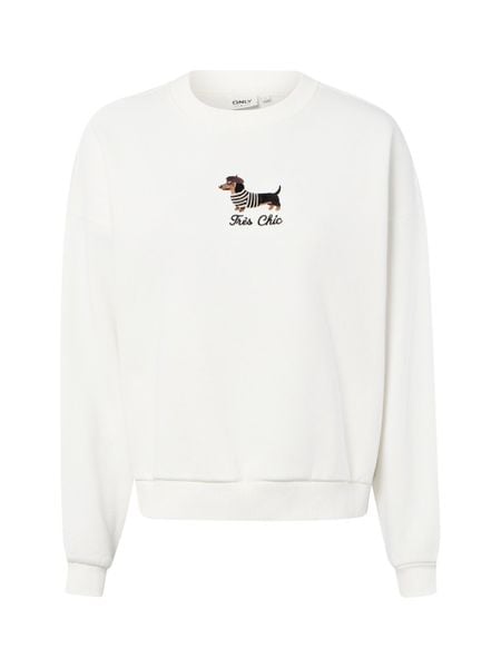 ONLY Bluza Kobiety Bawełna biały, M. Białe bluzy damskie Only, m, bez wzorów, z bawełny, bez kaptura. Za 199.95 zł.