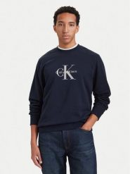 Calvin Klein Jeans Bluza LV04RG278G Granatowy Regular Fit. Niebieskie bluzy męskie Calvin Klein Jeans, m, bez wzorów, z bawełny, bez kaptura. Za 369.99 zł.