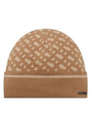 Boss Czapka Lendia 50524295 Brązowy. Brązowe rękawiczki męskie Boss, na zimę, bez wzorów, z materiału. Za 249.99 zł.