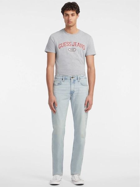 Guess Jeans Jeansy M4YA1B D5DO1 Niebieski Regular Fit. Niebieskie jeansy męskie Guess Jeans. Za 234.99 zł.