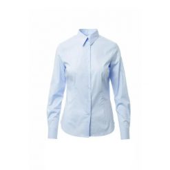 Koszula damska Payper Wear Florentia. Niebieskie koszule damskie PAYPER WEAR, bez wzorów, z bawełny, eleganckie, bez kołnierzyka, bez ramiączek. Za 248.50 zł.