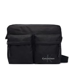 Saszetka Calvin Klein. Czarne torby na laptopa męskie Calvin Klein, bez wzorów. Za 369.99 zł.