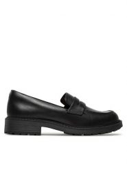 Clarks Lordsy Orinoco 2 Penny 261747864 Czarny. Czarne mokasyny damskie Clarks, ze skóry. Za 259.99 zł.