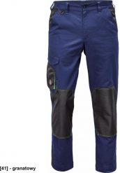 CERVA CREMORNE spodnie - męskie spodnie robocze do pasa, wytrzymała tkanina bawełnianiana, 60% bawełna, 40% poliester - granatowy 44. Niebieskie spodnie sportowe męskie CERVA, m, bez wzorów, z bawełny. Za 88.22 zł.