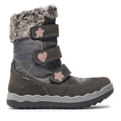 Śniegowce Primigi. Szare śniegowce dziewczęce Primigi, z gore-texu, bez zapięcia. Za 519.99 zł.