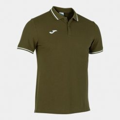 Polo Joma Confort II w Khaki dla Mężczyzn. Szare koszulki polo męskie Joma, l, bez wzorów, z bawełny, bez ramiączek. Za 193.99 zł.