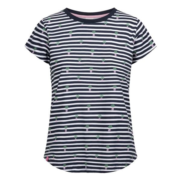 Koszulka Damska Calypso. Niebieskie t-shirty damskie Trespass, m, bez wzorów, z bawełny, klasyczne, bez kołnierzyka. Za 58.99 zł.