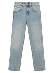 Calvin Klein Jeans Jeansy Dad Dante LVCKTJC20B Niebieski Regular Fit. Niebieskie jeansy dla chłopców Calvin Klein Jeans, z bawełny. Za 329.99 zł.