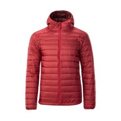 Kurtka Ocieplana Męska Carson. Czerwone kurtki sportowe męskie Hi-tec, m, bez wzorów, z puchu, trekkingowe. Za 264.99 zł.