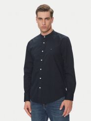 Tommy Hilfiger Koszula MW0MW39966 Granatowy Regular Fit. Niebieskie koszule męskie Tommy Hilfiger, m, bez wzorów, z bawełny, bez kołnierzyka, bez ramiączek. Za 219.99 zł.