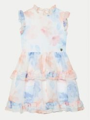 Guess Sukienka codzienna J5RK12 WA2T0 Kolorowy Regular Fit. Sukienki dla dziewczynek Guess, z aplikacjami, z syntetyku, bez ramiączek. Za 179.99 zł.