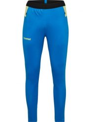 Spodnie treningowe Hummel Blaze Pro. Niebieskie spodnie sportowe damskie Hummel, m, bez wzorów, z materiału, na fitness i siłownię. Za 150.50 zł.
