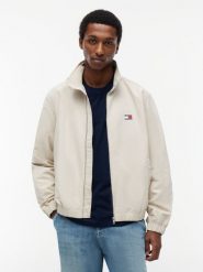 Tommy Jeans kurtka przejściowa Mężczyźni beżowy, XXL. Brązowe kurtki męskie Tommy Jeans, m, bez wzorów, z jeansu. Za 569.95 zł.