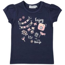 Dirkje Koszulka Dziewczęca Little Things 110 Niebieska. Bluzki dla dziewczynek marki Dirkje. Za 45.00 zł.