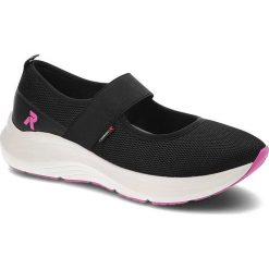 Czarne Półbuty Rieker Wygodne Buty Damskie. Czarne półbuty damskie Rieker, na wiosnę, bez wzorów, z gumy, bez obcasa, bez zapięcia. Za 319.00 zł.
