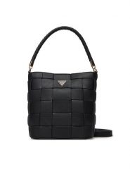 Guess Torebka Maylee HWWG96 61030 Czarny. Czarne torebki do ręki damskie Guess, z aplikacjami, ze skóry, bez dodatków. Za 469.99 zł.
