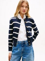 Tommy Hilfiger Kardigan Kobiety Bawełna niebieski, XL. Niebieskie kardigany damskie Tommy Hilfiger, xl, bez wzorów, z bawełny, klasyczne. Za 479.95 zł.