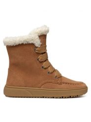 Geox Kozaki J Theleven Girl Wpf J46HYC 00022 C6627 M Brązowy. Brązowe buty zimowe dziewczęce Geox, bez wzorów, z materiału, bez zapięcia. Za 449.99 zł.