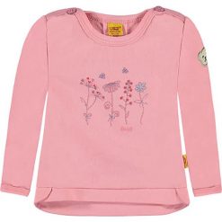 Bluza w kolorze jasnoróżowym. Bluzy dla dziewczynek marki Steiff. W wyprzedaży za 62.95 zł.
