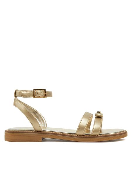 Calvin Klein Jeans Sandały Sandal V4A2-83052-1322 Złoty. Żółte sandały dziewczęce Calvin Klein Jeans, z jeansu, bez zapięcia. Za 369.99 zł.