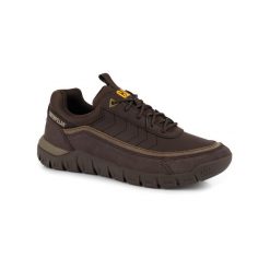 Męskie buty półbuty skórzane CATERPILLAR CAT VERSAGE P726428. Brązowe półbuty na co dzień męskie Caterpillar, sportowe, bez zapięcia. Za 325.00 zł.