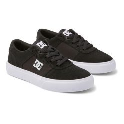 Buty sznurowane dla Chłopcy TEKNIC Czarny. Szare buty sportowe chłopięce DC Shoes, bez wzorów, z gumy, bez zapięcia. W wyprzedaży za 115.00 zł.