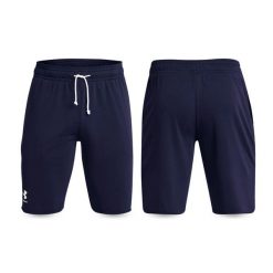 Spodenki fitness męskie UNDER ARMOUR Rival Terry Szorty. Niebieskie krótkie spodenki sportowe męskie Under Armour, m, bez wzorów, na fitness i siłownię. Za 92.99 zł.