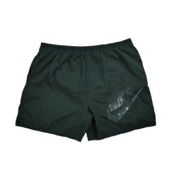 Męskie Vintage Y2K Czarne Szorty Kąpielowe. Czarne krótkie spodenki sportowe męskie Nike, m, bez wzorów, do pływania. Za 63.86 zł.