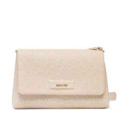 Torebka Calvin Klein. Białe listonoszki damskie Calvin Klein, bez wzorów, bez dodatków. Za 489.99 zł.