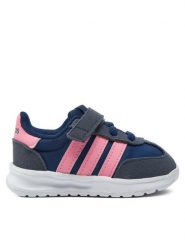 Adidas Sneakersy Run 70s 2.0 JI2247 Granatowy. Niebieskie buty sportowe dziewczęce Adidas, bez wzorów, z materiału, bez zapięcia. Za 129.99 zł.