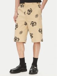 HUGO Szorty materiałowe Damo242 50542159 Beżowy Baggy Fit. Brązowe szorty męskie Hugo, m, bez wzorów, z bawełny. Za 259.99 zł.