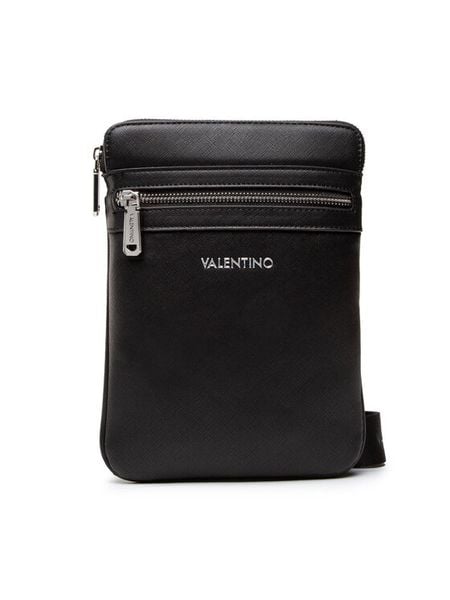 Valentino Torebka Marnier VBS5XQ06 Czarny. Czarne listonoszki damskie Valentino, bez wzorów, ze skóry, bez dodatków. Za 235.99 zł.