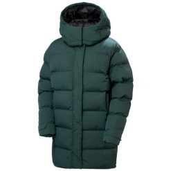 Parka damska z kapturem Helly Hansen Aspire. Czarne kurtki damskie Helly Hansen, na zimę, bez wzorów, z puchu, z kapturem. W wyprzedaży za 1,202.10 zł.