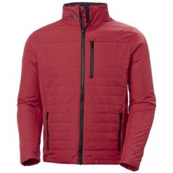 Kurtka Helly Hansen crew insulator 2.0. Czerwone kurtki sportowe męskie Helly Hansen, s, bez wzorów, żeglarskie. W wyprzedaży za 563.55 zł.