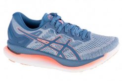 Buty do biegania damskie Asics Glideride. Niebieskie obuwie sportowe damskie Asics, bez wzorów, z dzianiny, do biegania. Za 709.35 zł.