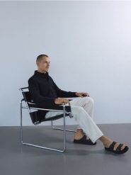 Jeansy straight leg - złamana biel. Jeansy męskie Reserved. W wyprzedaży za 79.99 zł.