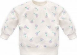 PINOKIO Bluza dresowa ecru dla dziewczynki Lilian Pinokio 104. Bluzy dla dziewczynek Pinokio, bez wzorów, z dresówki, bez ramiączek, bez kaptura. Za 54.17 zł.