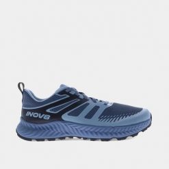 Buty do biegania męskie, Trailfly Standard. Czarne buty sportowe męskie Inov-8, z gumy, bez zapięcia, do biegania. Za 549.99 zł.