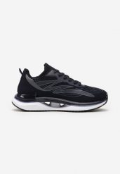 Niebieskie Sznurowane Buty Sportowe na Miękkiej Podeszwie Ozdobione Paskami Abretta. Niebieskie buty sportowe męskie Born2be, bez zapięcia. Za 99.99 zł.