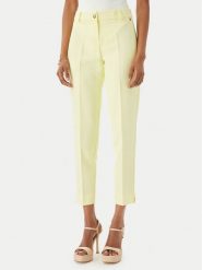 Maryley Spodnie materiałowe 26EB52Z/43LE Żółty jasny Regular Fit. Żółte spodnie materiałowe damskie Maryley, xs, bez wzorów, z materiału. Za 229.99 zł.