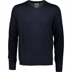 Sweter w kolorze granatowym. Niebieskie swetry przez głowę męskie Ben Sherman, z wełny. W wyprzedaży za 195.95 zł.
