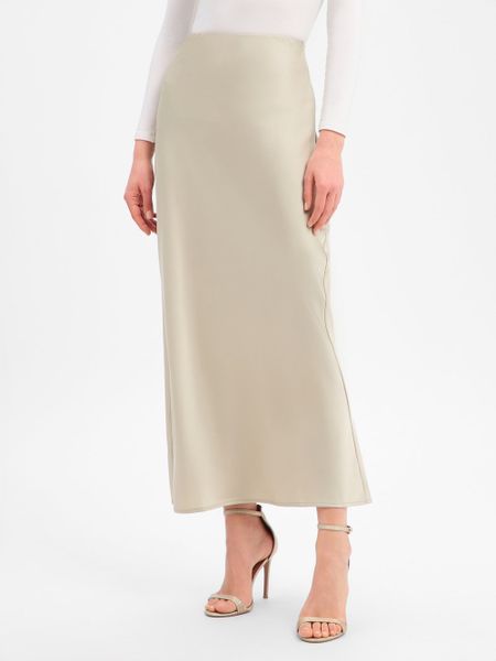 EDITED spódnica maxi - Silva Kobiety zielony, 36. Zielone spódnice damskie Edited, bez wzorów, z satyny, maxi. Za 229.95 zł.