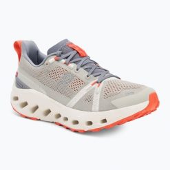 Buty do biegania damskie On Cloudsurfer Trail. Szare obuwie sportowe damskie On, bez wzorów, z materiału, do biegania. Za 569.99 zł.