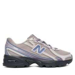 Sneakersy New Balance. Szare trampki i tenisówki chłopięce New Balance, bez wzorów, bez zapięcia. Za 449.99 zł.