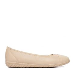 Baleriny Lasocki. Brązowe baleriny damskie Lasocki, bez wzorów, bez obcasa. Za 169.99 zł.