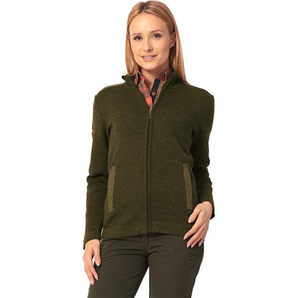 Sweter myśliwski damski Tagart Moore Lady z wełną Merino. Zielone bluzy sportowe damskie tagart, xl, bez wzorów, z wełny, sportowe, bez kołnierzyka, bez ramiączek, bez kaptura. Za 389.00 zł.