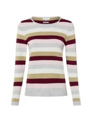 Brookshire Sweter z dzianiny Kobiety Bawełna szary|wielokolorowy, XXL. Szare swetry damskie brookshire, xxl, bez wzorów, z bawełny, bez kołnierzyka, bez ramiączek, bez kaptura. Za 89.95 zł.