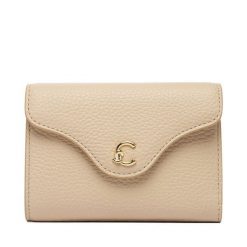 Portfel Coccinelle. Brązowe portfele damskie Coccinelle, bez wzorów. Za 649.99 zł.