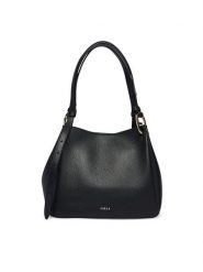 Furla Torebka Nuvola M WB02020 HSF000 CN O6000 Czarny. Czarne torebki do ręki damskie Furla, bez wzorów, ze skóry, bez dodatków. Za 1,709.00 zł.
